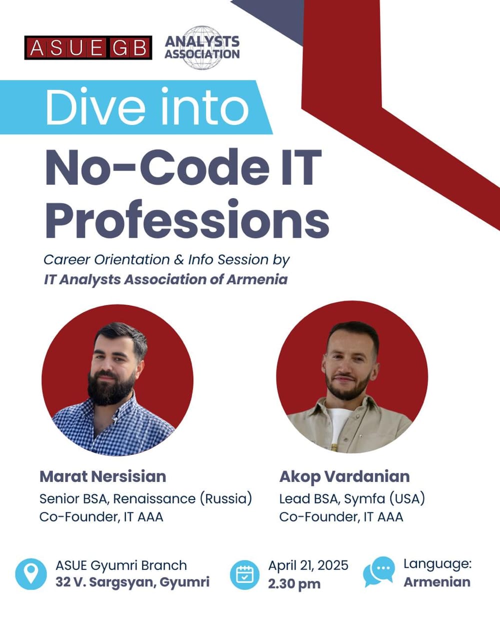 Orientation & Info Session at ASUE Gyumri Branch